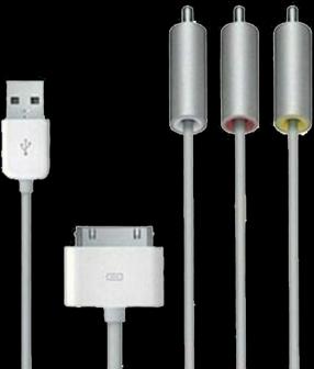 Actual product image Apple Composite AV Cable