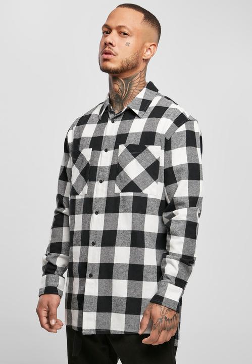 Produktbild Urban Classics Long Oversized Checked Shirt (S)