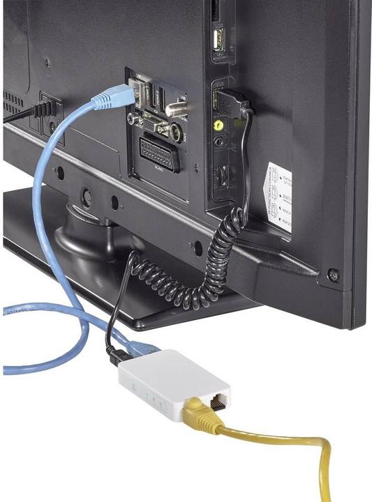 Actual product image Renkforce Ethernet Switches superslim USBPower supply (3 Ports)