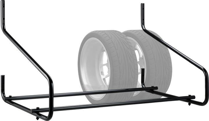 Actual product image Relaxdays Wall-mounted tyre rack