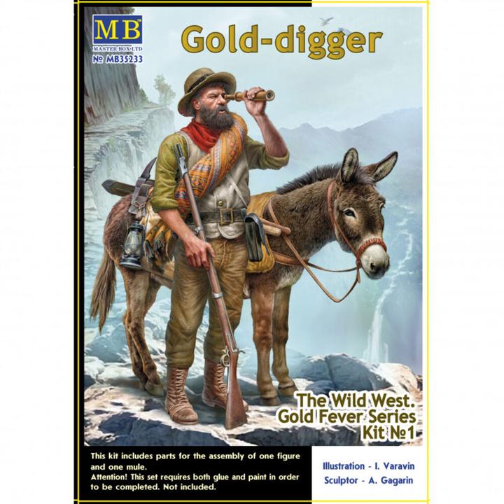 Produktbild Master Box Gold-digger. The Wild West. Gold Fever Series. Kit?? 1.