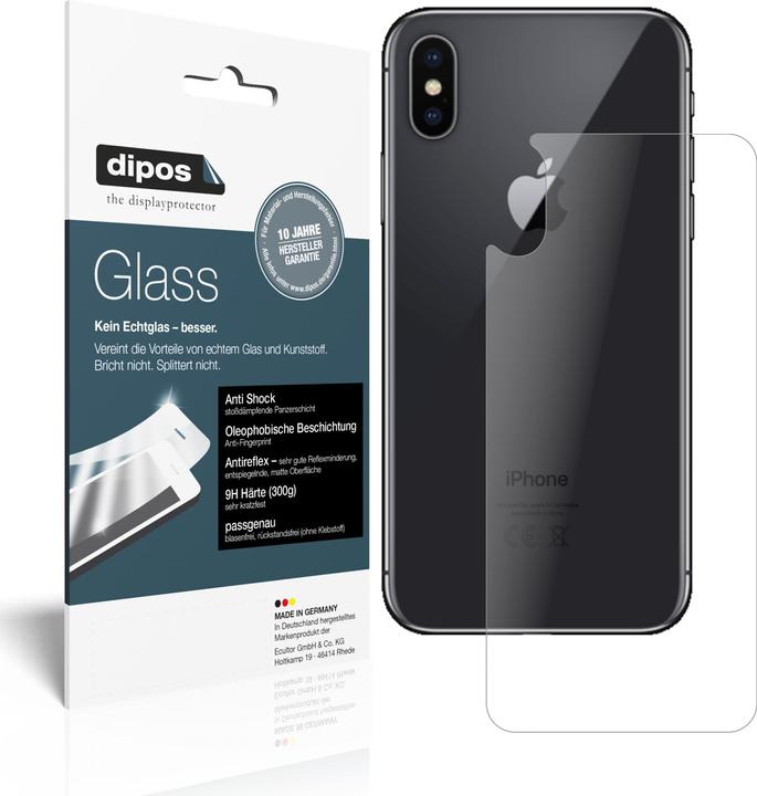 Actual product image Dipos Screen Protector Anti-Shock (2 Piece, Apple iPhone XS)