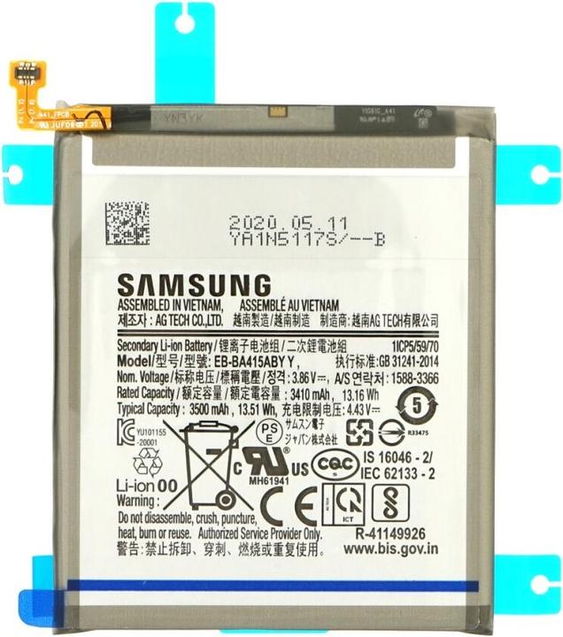 Actual product image Samsung Galaxy A41 A415F Battery EB-BA415ABY