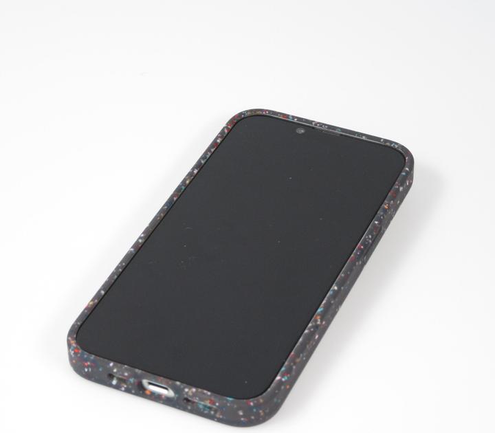 Actual product image PhoneLook Coque Silicone recomposé avec points multicolores Sensation Dots (Apple iPhone 14 Plus)