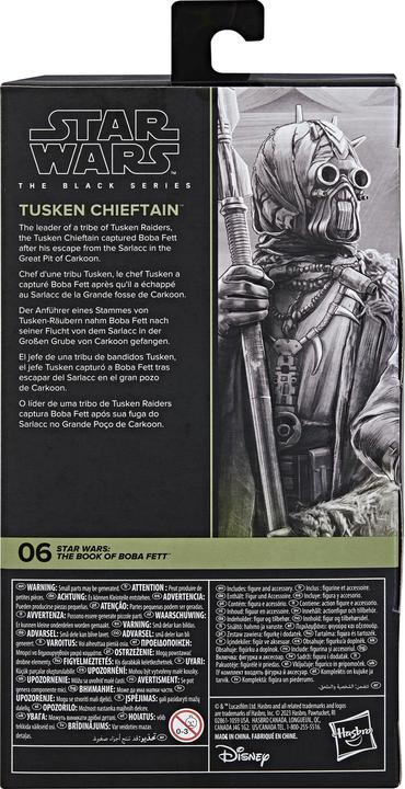 Actual product image Hasbro Star Wars The Black Series Tusken Chieftain