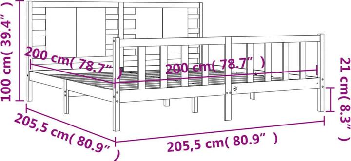 Produktbild VidaXL Libbey (200 x 200 cm)