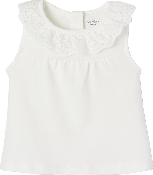 Image du produit Vertbaudet Festliches Mädchen Baby Top mit besticktem Volantkragen (74)