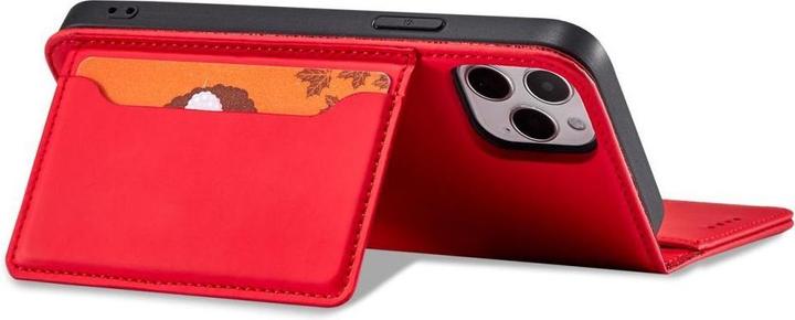 Immagine prodotto Hurtel Custodia a calamita per iPhone 12 Pro Max Portafoglio Portacarte Rosso (Apple iPhone 12 Pro Max)