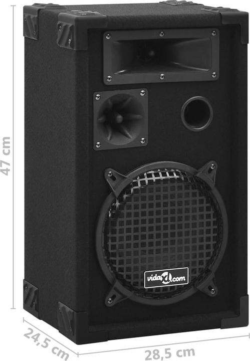Immagine prodotto Diverse Hardware Altoparlanti professionali HiFi/Stage Passivi 2 pezzi 800 W (Passivo, 1x 200 W)