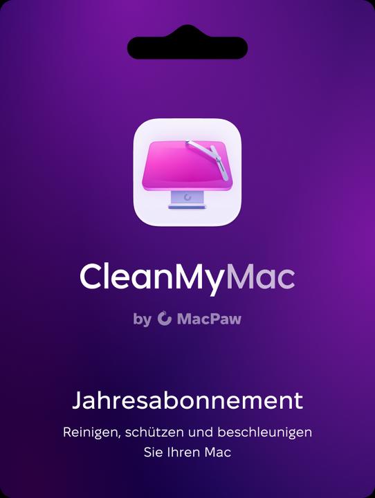 MacPaw CleanMyMac 1-Jahres-Abonnement Download Code (1 User, 1 Geräte/User, 12 Monate)