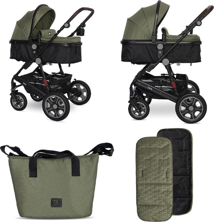 Produktbild Lorelli Kinderwagen Lora Gummiräder