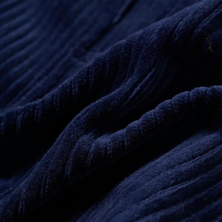 Produktbild VidaXL Kinder-Latzkleid Cord Marineblau 104,Material: 58 (104)