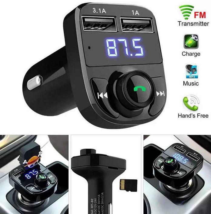 Actual product image PhoneLook Bluetooth Receiver X8 Car Audio Receiver MP3 Player with 3.1 USB Fast Charge