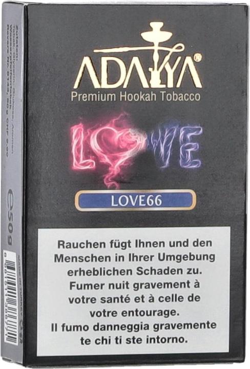 Produktbild Adalya Tabak Love 66 50g (Minze, 50 g)
