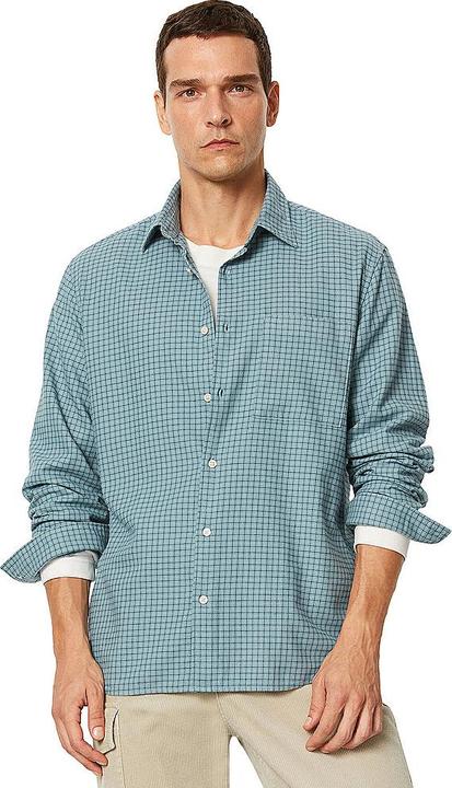 Produktbild Marc O'Polo Long Sleeve Shirt Chest Pocket Lightly Charred/M (L)