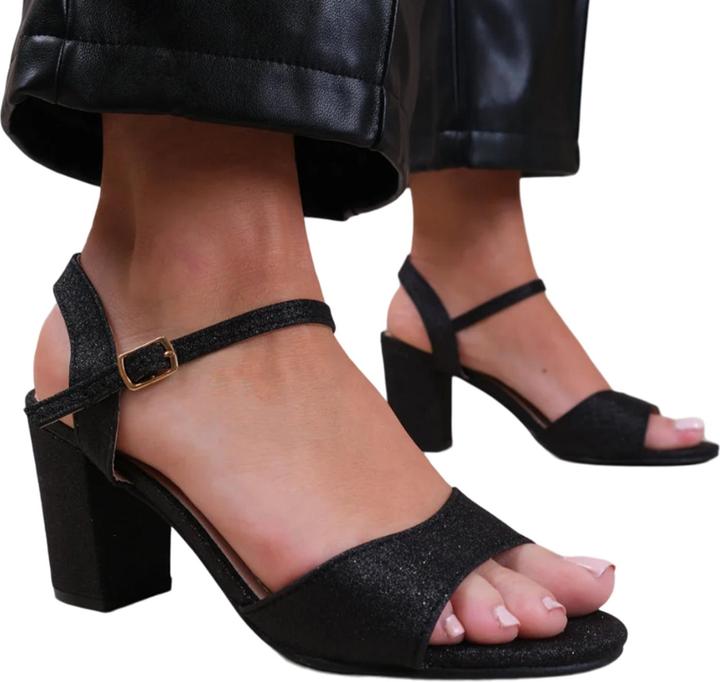 Immagine prodotto Where's That From Paityn Sandali Glitter Tacco a Blocco Donna (40)