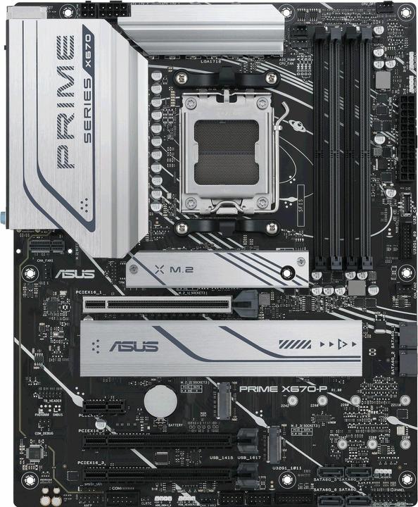 Produktbild ASUS PRIME X670-P-CSM (AM5, AMD X670, ATX)