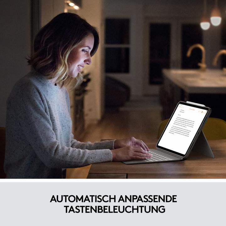 Actual product image Logitech Combo Touch (US, iPad Pro 11 2020 (2. Gen), iPad Pro 11 2022 (4th Gen), iPad Pro 11 2018 (1. Gen), iPad Pro 11 2021 (3rd Gen))