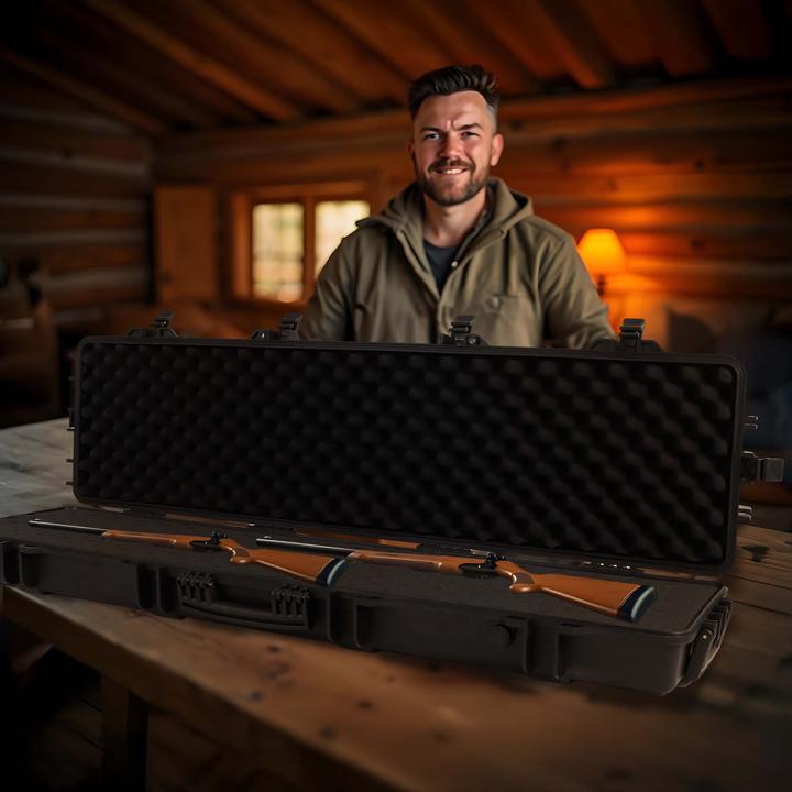Actual product image Wiltec Gun Case, Spacious Design 137.8 x 38.3 x 17.5 cm, Robust Gun Storage Case