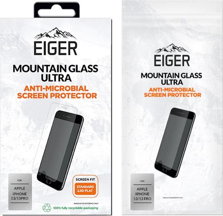 Actual product image Eiger Mountain Glass Ultra (1 Piece, Apple iPhone 13, Apple iPhone 14, Apple iPhone 13 Pro)