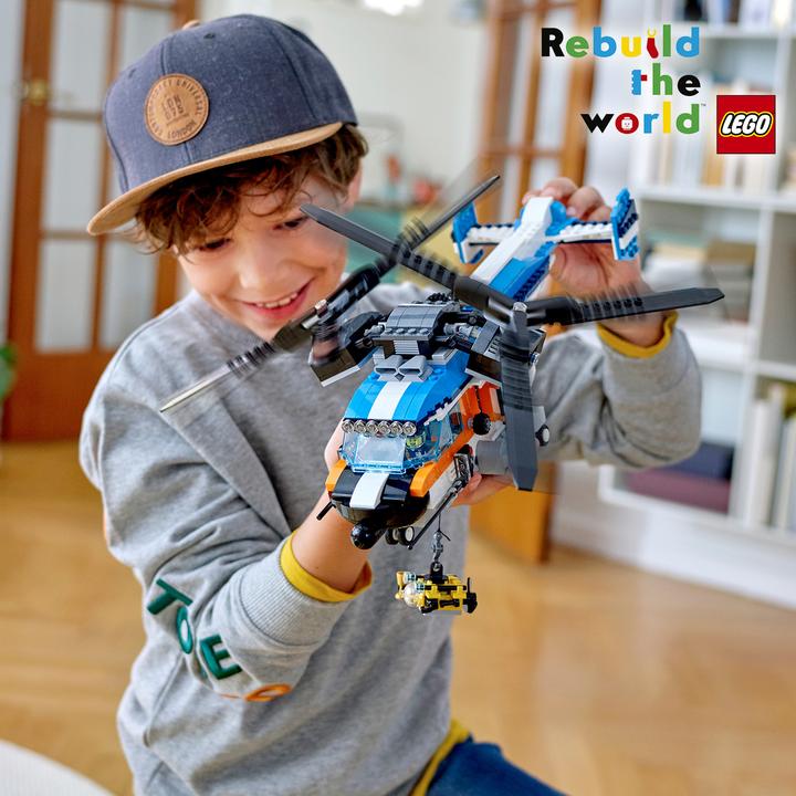 Actual product image LEGO Double rotor helicopter (31096, LEGO Creator 3-in-1)