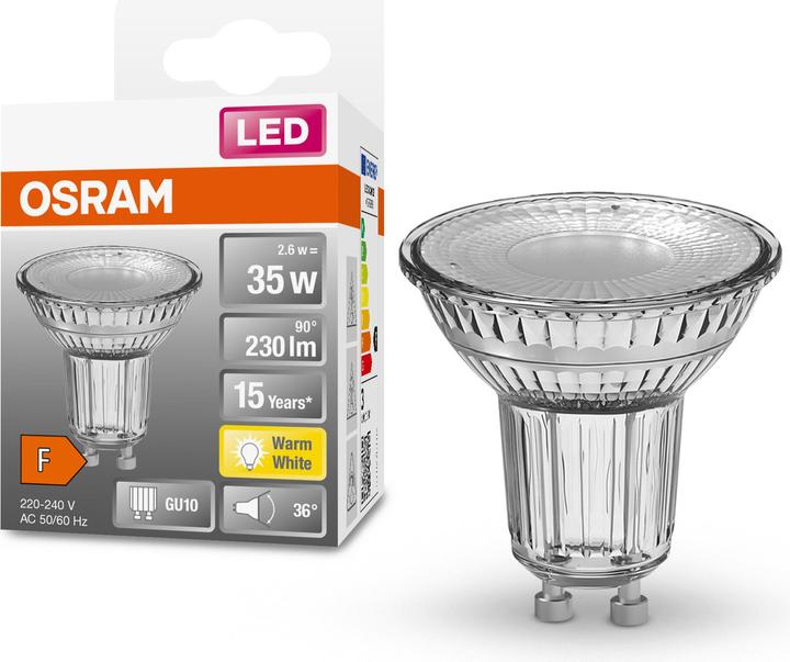 Actual product image Osram Star PAR16 (GU10, 2.60 W, 230 lm, 1 x, F)