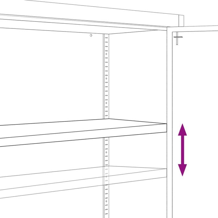 Actual product image VidaXL Bakarne (90 x 40 x 105 cm)