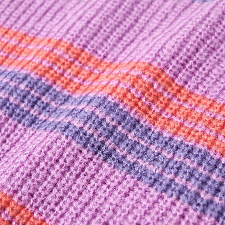Produktbild VidaXL Kinderpullover mit Streifen Gestrickt Lila und Rosa (92)