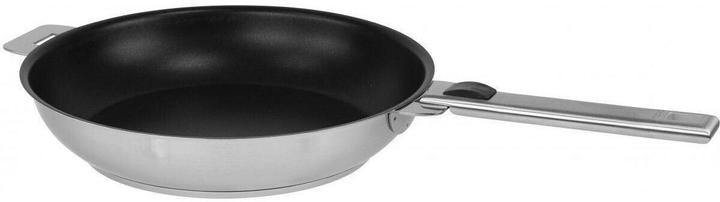Immagine prodotto Cristel Strato Amovible in acciaio inox antiaderente alto Ø28cm (28 cm, Padella per friggere, Acciaio inossidabile)