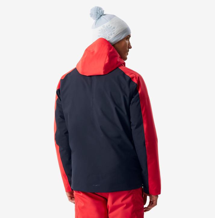 Image du produit Wedze Veste de ski homme chaude et imperméable - 500 bleu marine/rouge (M)