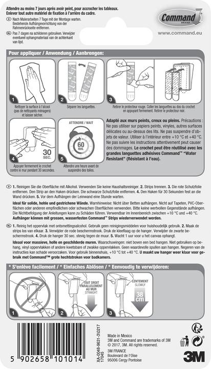 Immagine prodotto Command Leinwandaufhänger XL (2.20 kg)