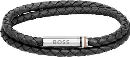 Produktbild Hugo Boss Elegant leather double bracelet 1580489 - Length: 19 cm (19 cm)