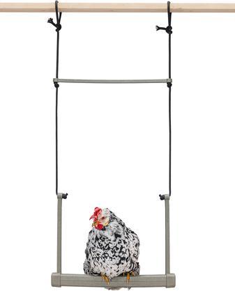 Produktbild Beeztees Futterstelle Hühner Schaukel, Grau