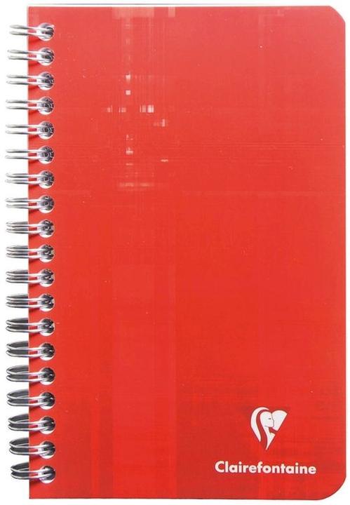Valori nutrizionali e ingredienti Clairefontaine Taccuino a spirale (11 x 17 cm, Quadretti, Copertina rigida)