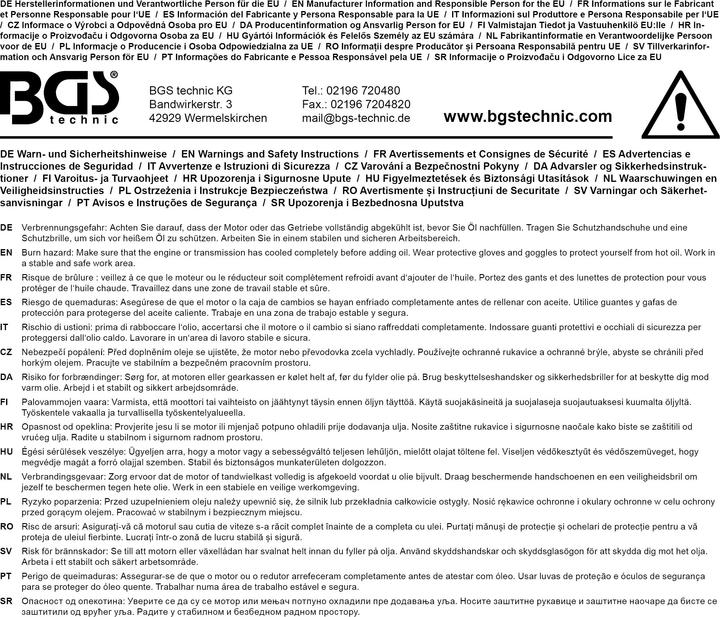 Produktbild BGS Öl-Einfülltrichter