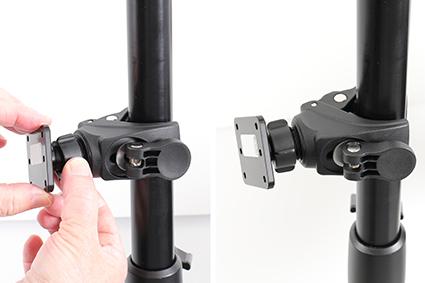 Produktbild Brodit Rohr-Halterung für Rohre mit 12 bis 44mm Durchmesser, Befestigung mit Schnellspannfunktion