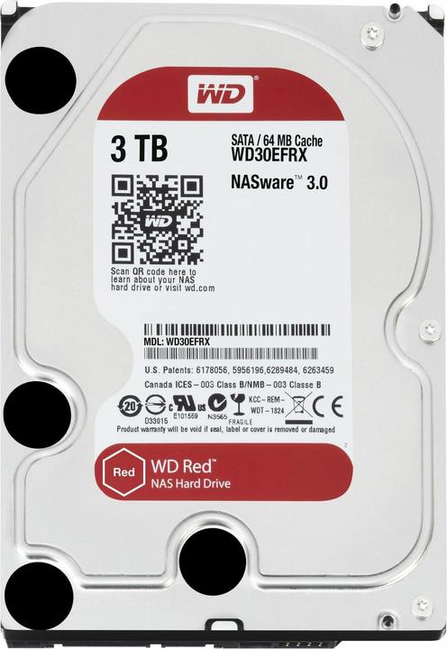 WD Red (3 TB, 3.5", CMR)
