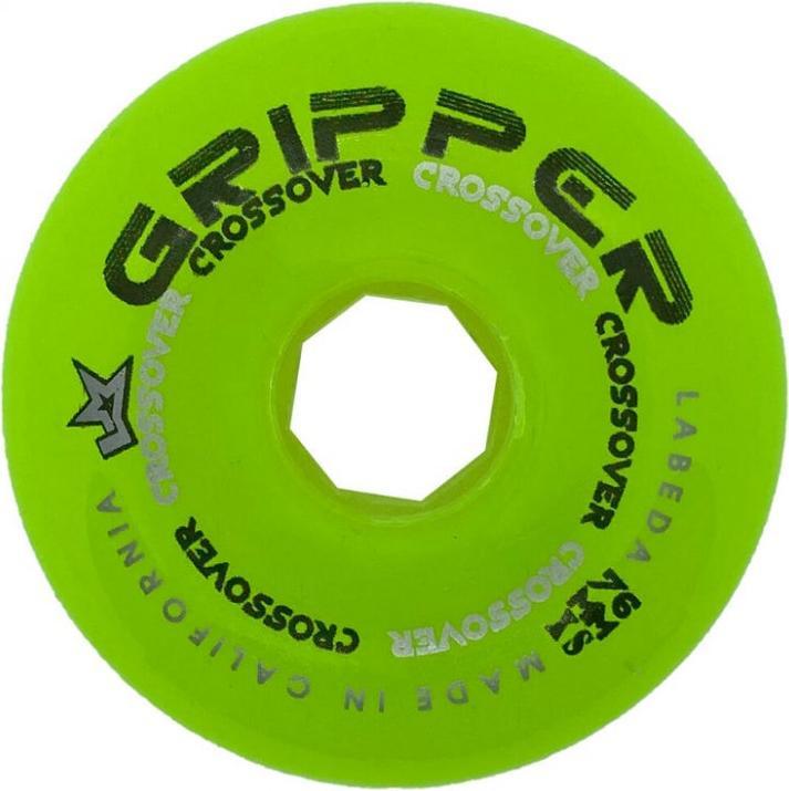 Labeda Gripper X-Soft 4er-Pack Rollhockey-Räder (Grün, 76 mm) (76 mm)