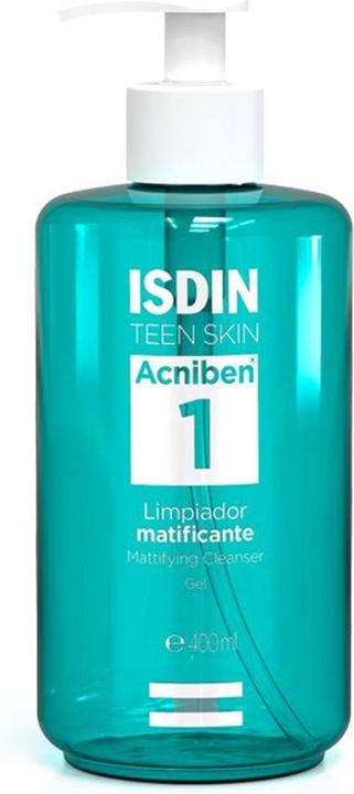 Isdin Acniben Acniben Mattifying Cleansing żel do mycia twarzy 400ml (Gel, 400 ml)