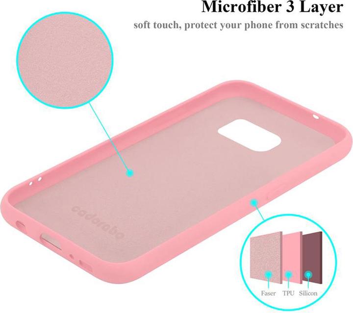 Actual product image Cadorabo TPU Liquid Silicone Case Cover (Samsung Galaxy S7)