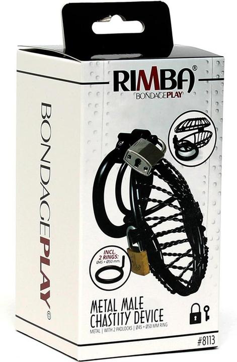 Produktbild Rimba Metal Male Chastity Device with 2 Padlocks