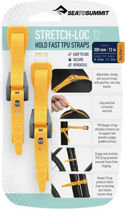 Actual product image Sea To Summit Stretch-Loc fastening straps