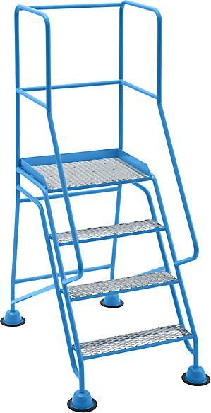 Image du produit eurokraft pro Escabeau mobile avec plate-forme (Échelle deux plans, 131 cm)
