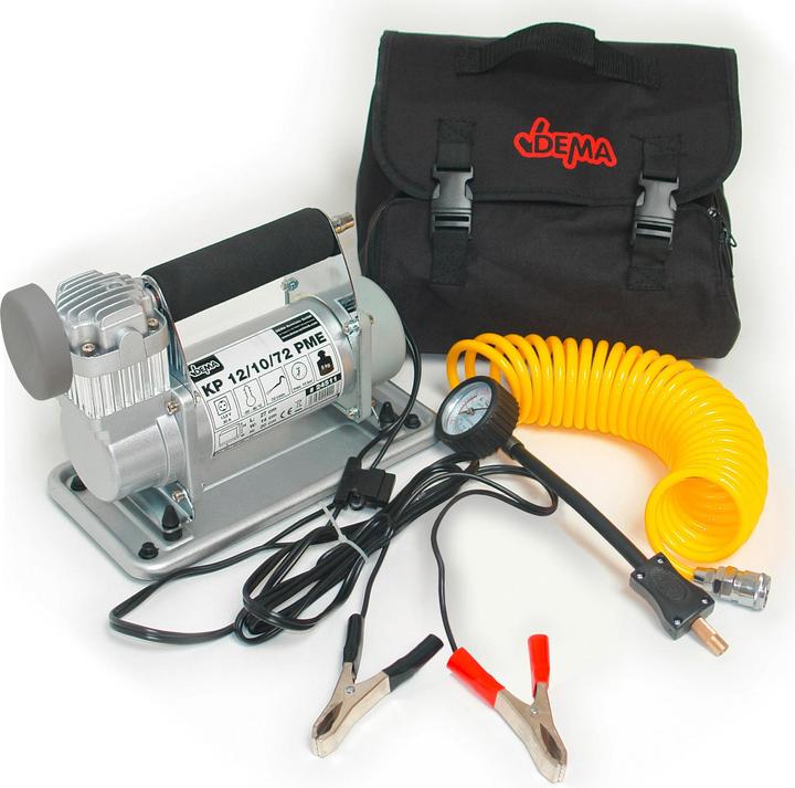 Immagine prodotto Dema Compressore 12V Offroad con accessori (10 bar, 72 l)