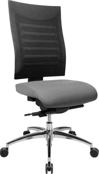 Schäfer Shop Bürostuhl SSI PROLINE S3+, Synchronmechanik, ohne Armlehnen, 3D-Netz-Rückenle...