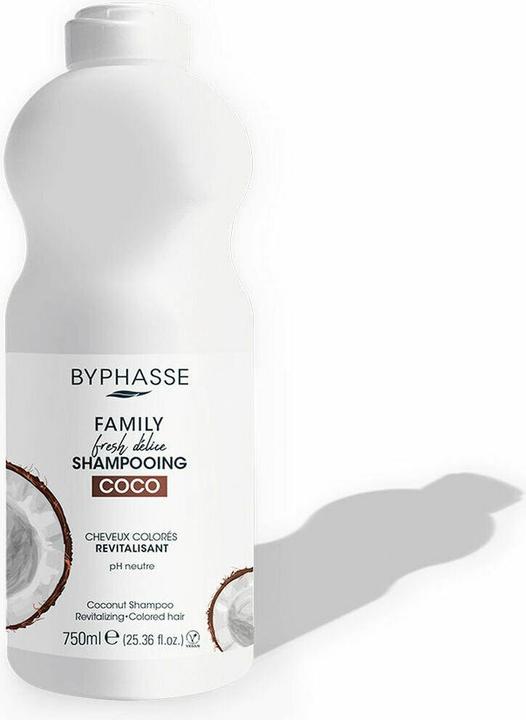 Byphasse Family Fresh Delice Champú Cabellos Coloreados 750ml (750 ml, Flüssiges Shampoo)