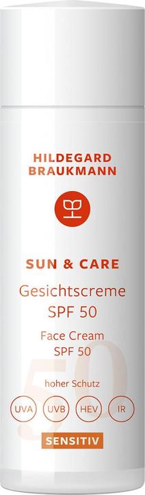 Produktbild Hildegard Braukmann sun & care Sensitiv Gesichtscreme SPF 50 (Sonnencreme Gesicht, SPF 50, 50 ml, 50 g)