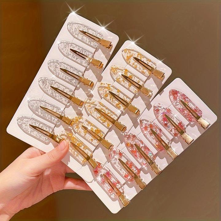 Produktbild Activity Board 18 Stück Elegante Harz Haarspangen Rutschfest, Clip Metall Haarspangen (18 Stk.)