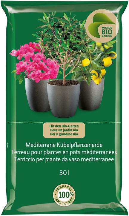 Migros-Bio Garden Mediterranean Pot Plant Soil (30 l, Soil without peat)
