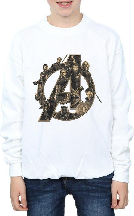 Immagine prodotto Avengers Infinity War Logo Felpa Ragazzi (128)
